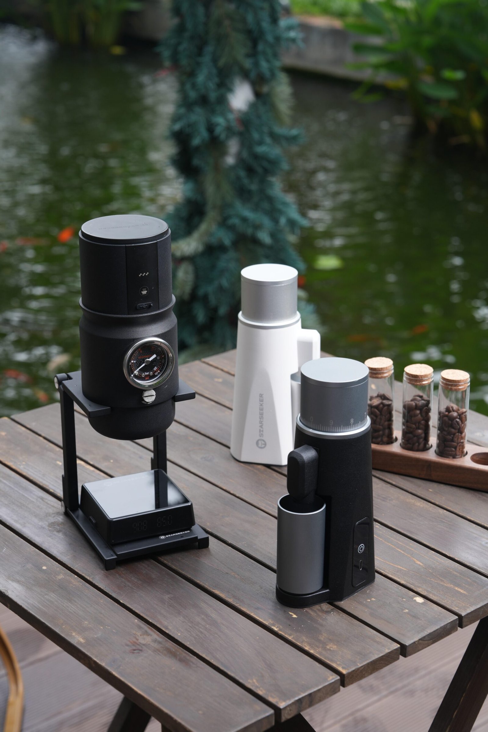 Edgemini Outdoor Coffee Setup