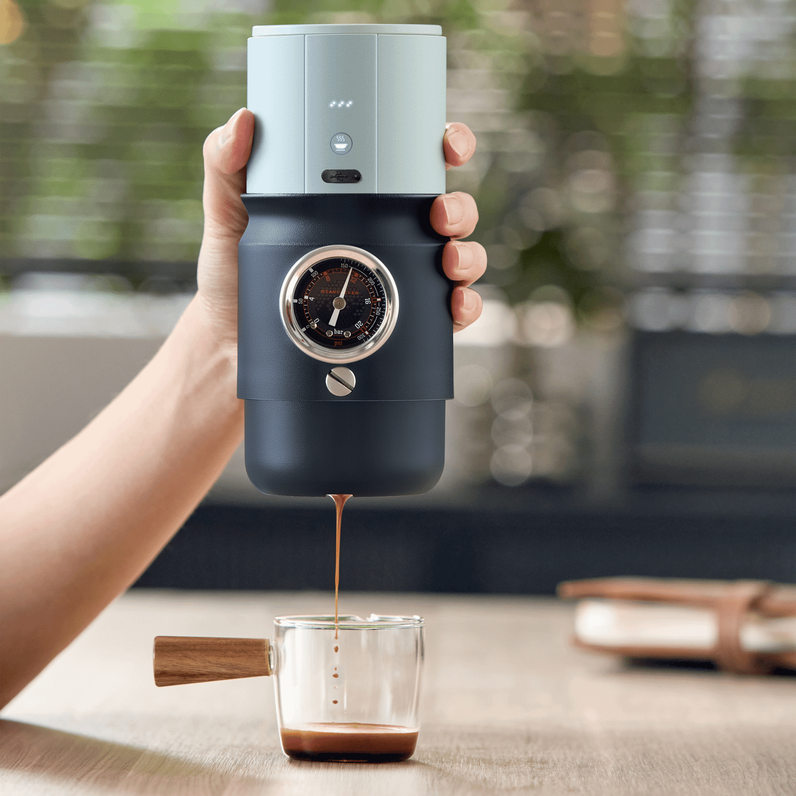 Starseeker SUPER58 portable espresso machine
